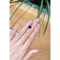 2.59 Ct. Blue Sapphire from Thailand Life Style