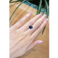 2.59 Ct. Blue Sapphire from Thailand Life Style