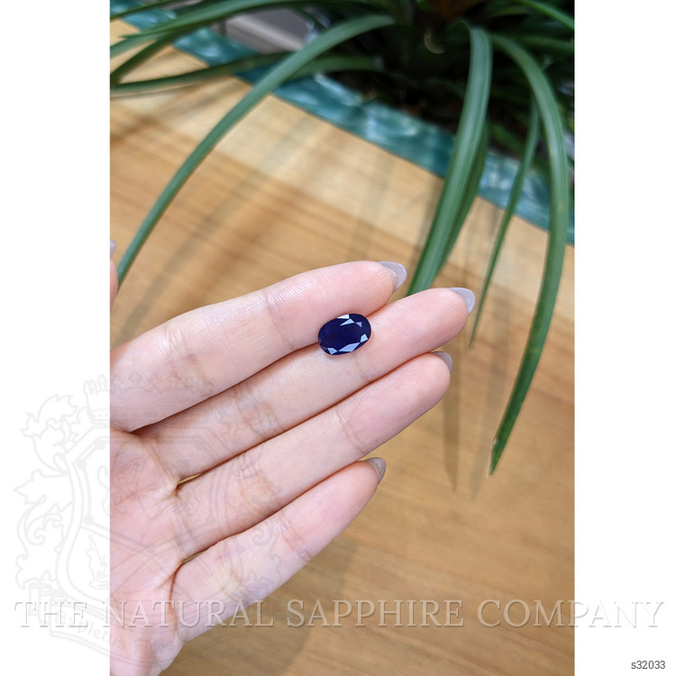 3.22 Ct. Blue Sapphire from Thailand