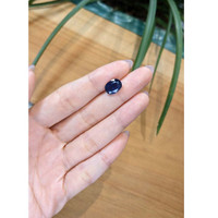 4.17 Ct. Blue Sapphire from Thailand Life Style