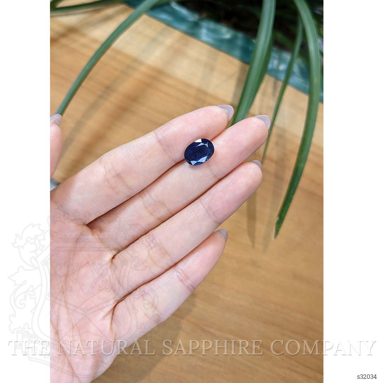 4.17 Ct. Blue Sapphire from Thailand