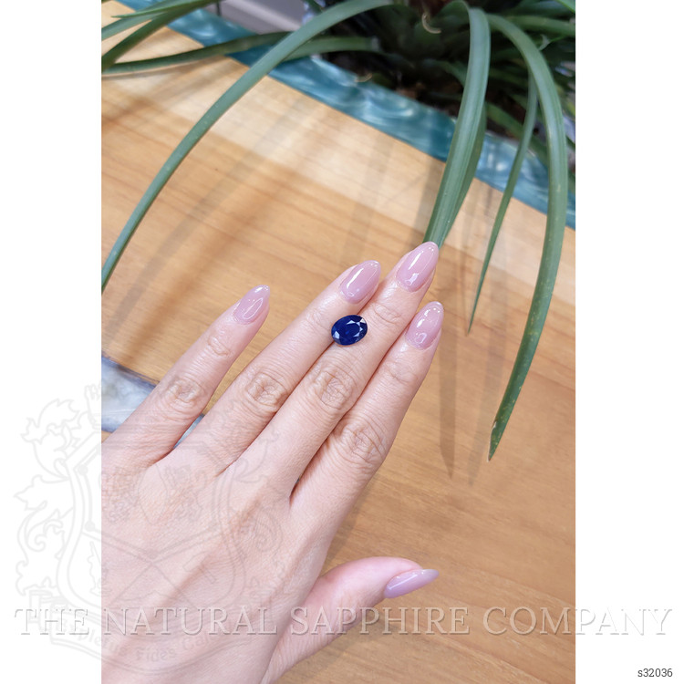4.21 Ct. Blue Sapphire from Thailand