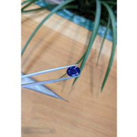 3.35 Ct. Blue Sapphire from Thailand Life Style