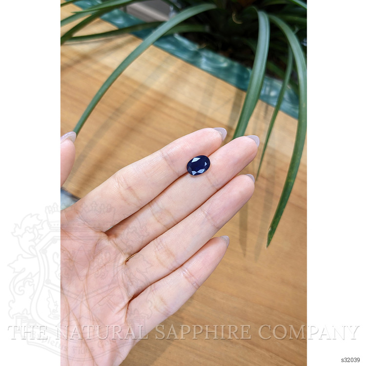 3.26 Ct. Blue Sapphire from Thailand