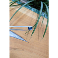 2.66 Ct. Blue Sapphire from Thailand Life Style