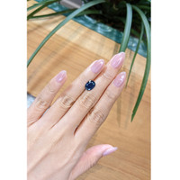 2.66 Ct. Blue Sapphire from Thailand Life Style