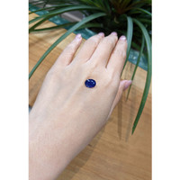 3.06 Ct. Blue Sapphire from Thailand Life Style