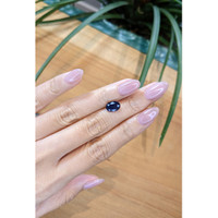 2.27 Ct. Blue Sapphire from Thailand Life Style