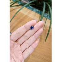 2.27 Ct. Blue Sapphire from Thailand Life Style