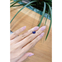2.63 Ct. Blue Sapphire from Thailand Life Style