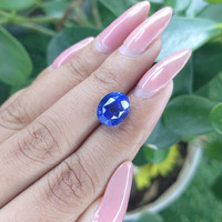 5.57 Ct. Blue Sapphire from Ceylon (Sri Lanka) Life Style