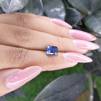 2.63 Ct. Blue Sapphire from Ceylon (Sri Lanka) Life Style