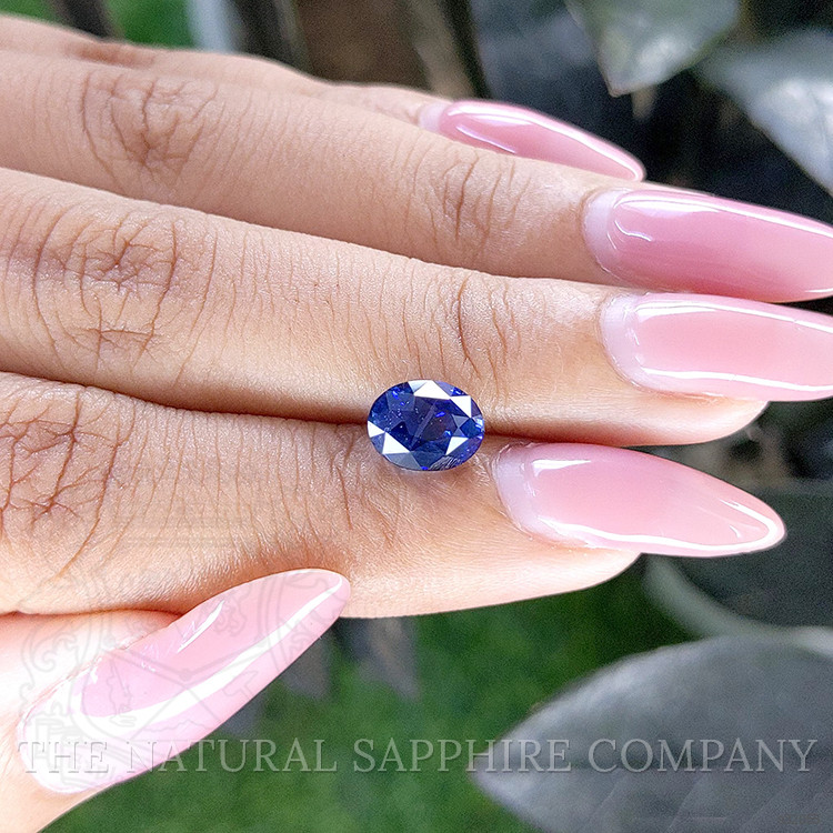 2.59 Ct. Blue Sapphire from Ceylon (Sri Lanka)