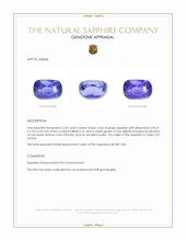2.54 Ct. Color Change Sapphire from Ceylon (Sri Lanka) Appraisal