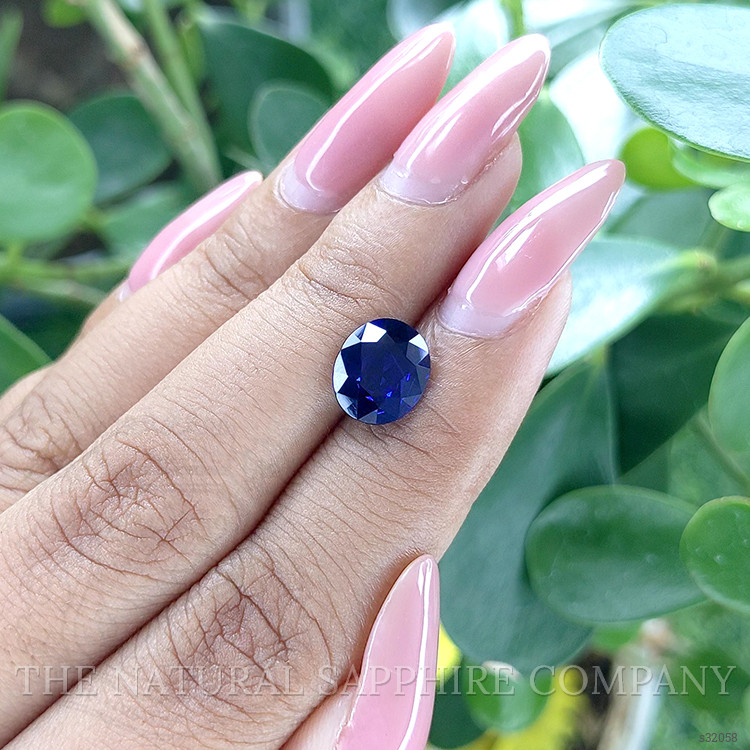 2.51 Ct. Blue Sapphire from Ceylon (Sri Lanka)