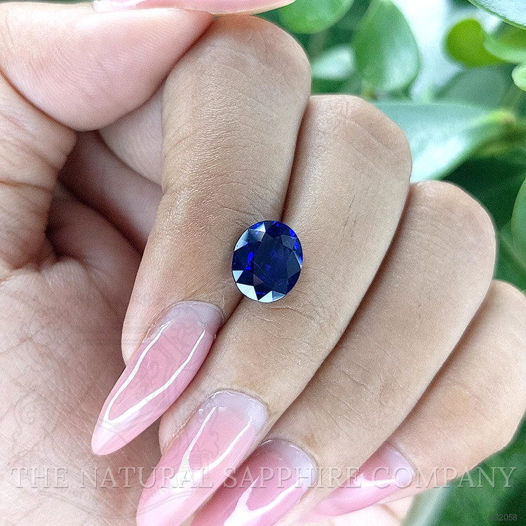 2.51 Ct. Blue Sapphire from Ceylon (Sri Lanka)