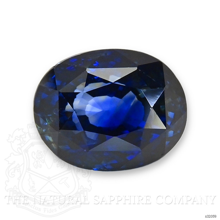 6.57 Ct. Blue Sapphire from Ceylon (Sri Lanka)