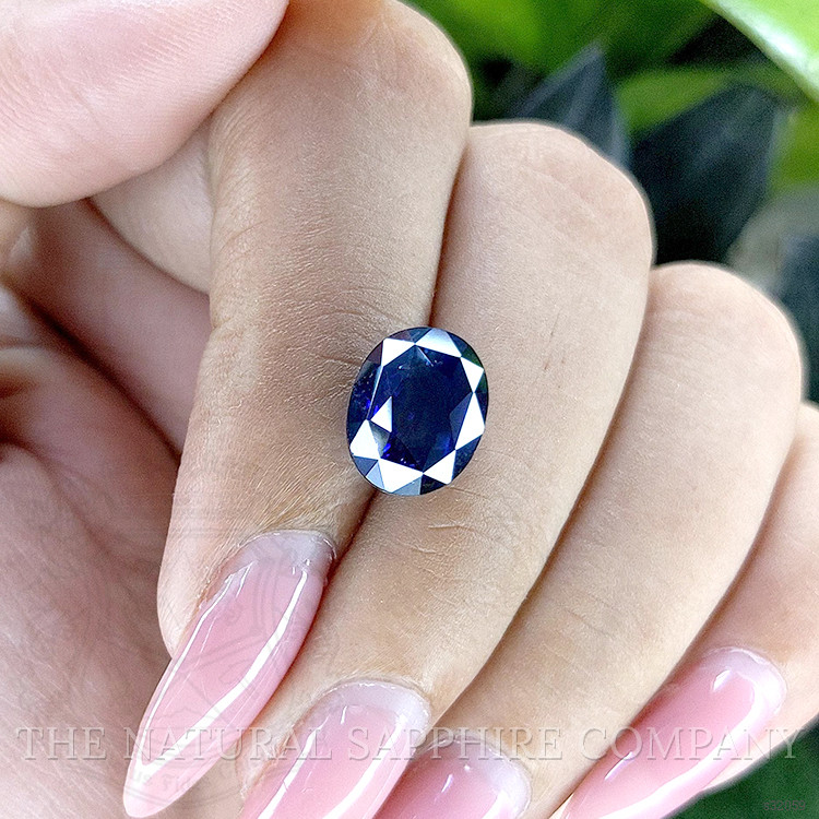 6.57 Ct. Blue Sapphire from Ceylon (Sri Lanka)