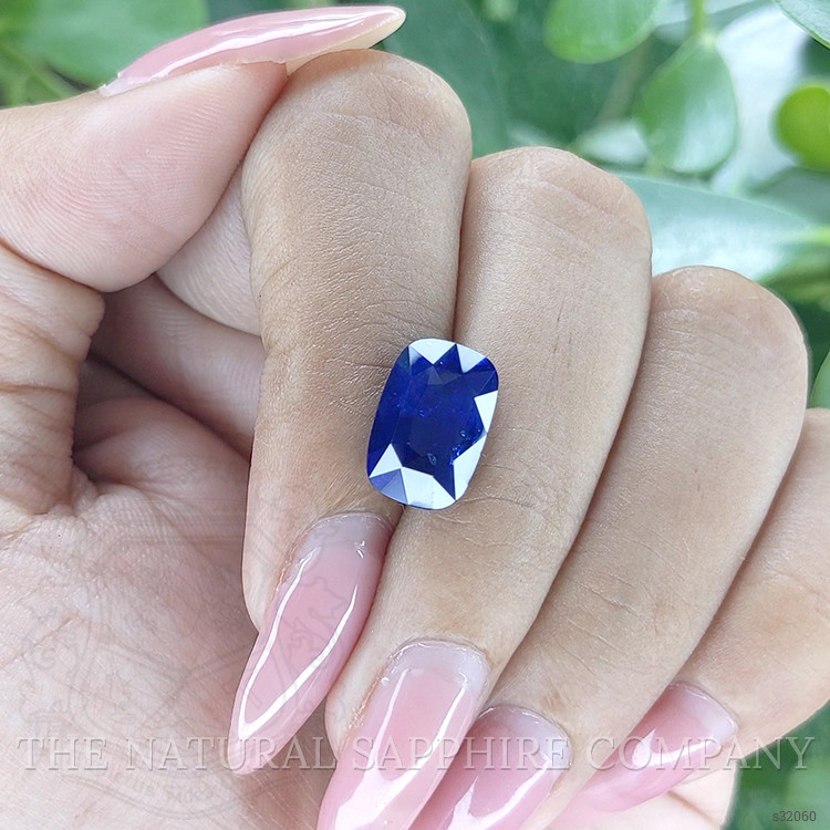 6.13 Ct. Blue Sapphire from Ceylon (Sri Lanka)