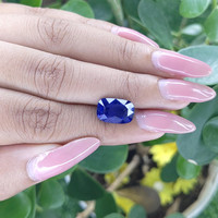 6.13 Ct. Blue Sapphire from Ceylon (Sri Lanka) Life Style