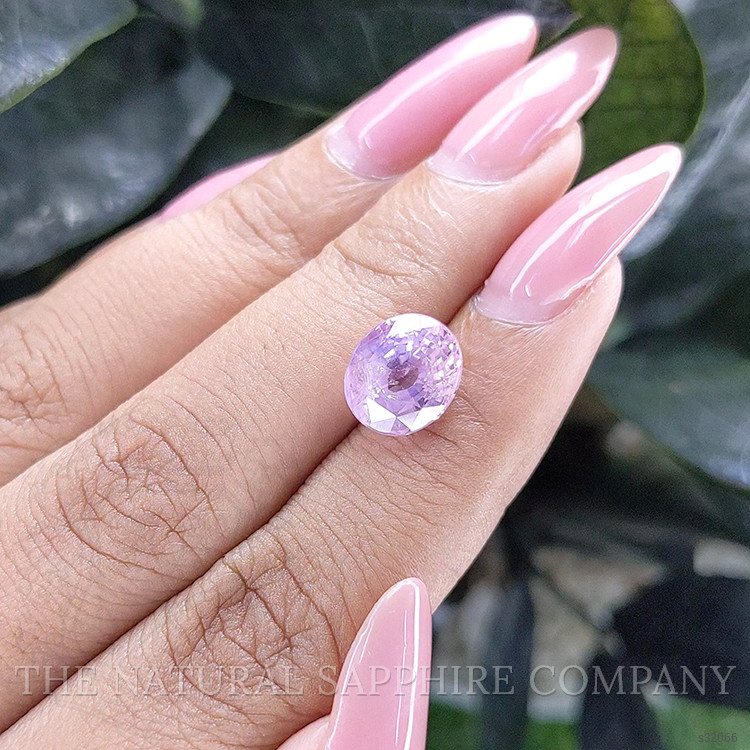 4.72 Ct. Purplish Pink Sapphire from Ceylon (Sri Lanka)
