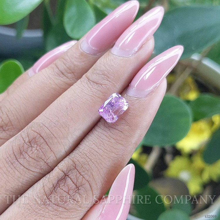 3.02 Ct. Pinkish Purple Sapphire from Ceylon (Sri Lanka)