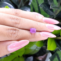 2.53 Ct. Pinkish Purple Sapphire from Ceylon (Sri Lanka) Life Style