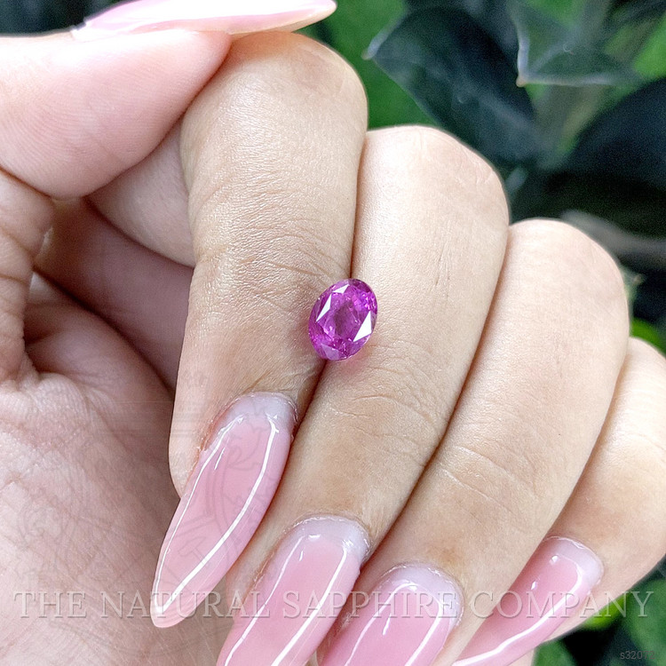 1.70 Ct. Purplish Pink Sapphire from Ceylon (Sri Lanka)