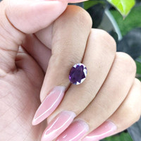 3.12 Ct. Pinkish Purple Sapphire from Ceylon (Sri Lanka) Life Style