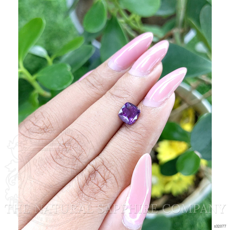 2.02 Ct. Pinkish Purple Sapphire from Ceylon (Sri Lanka)