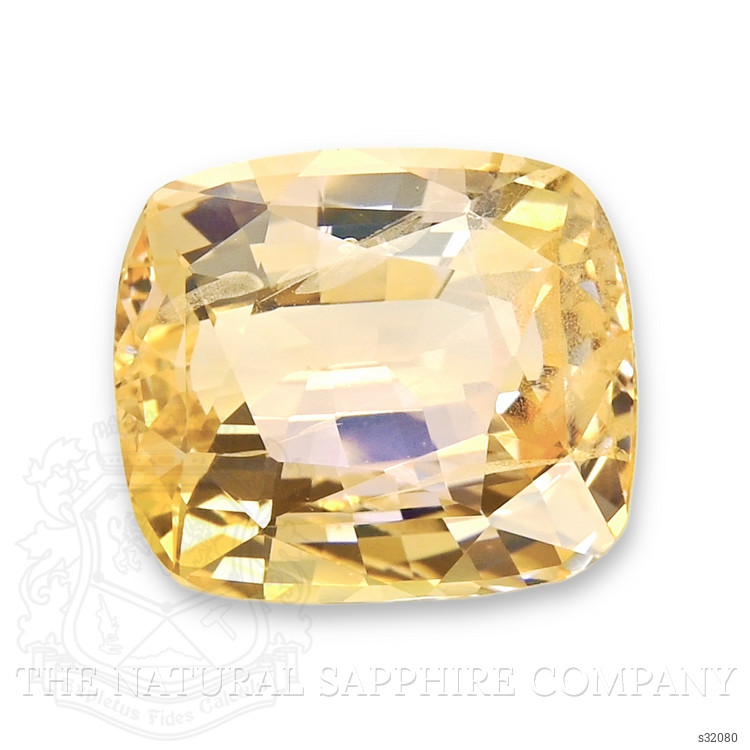 4.64 Ct. Orangish Yellow Sapphire from Ceylon (Sri Lanka)