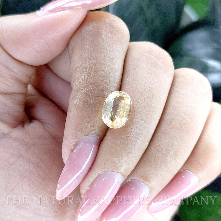 3.62 Ct. Peach Sapphire from Ceylon (Sri Lanka)