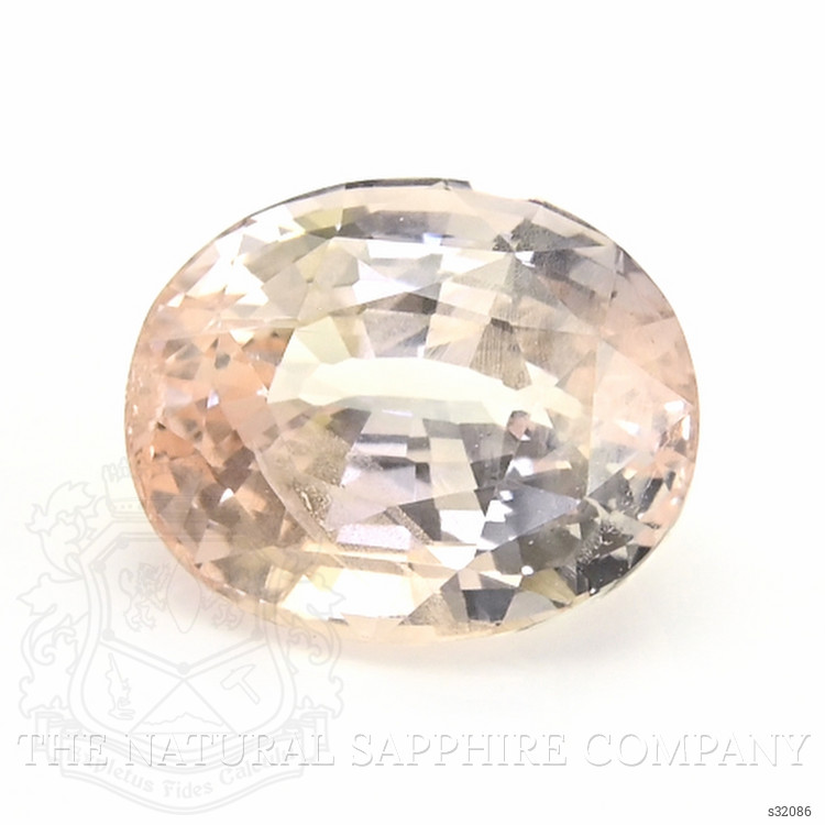 2.66 Ct. Peach Sapphire from Ceylon (Sri Lanka)