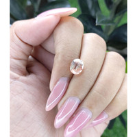 2.66 Ct. Peach Sapphire from Ceylon (Sri Lanka) Life Style