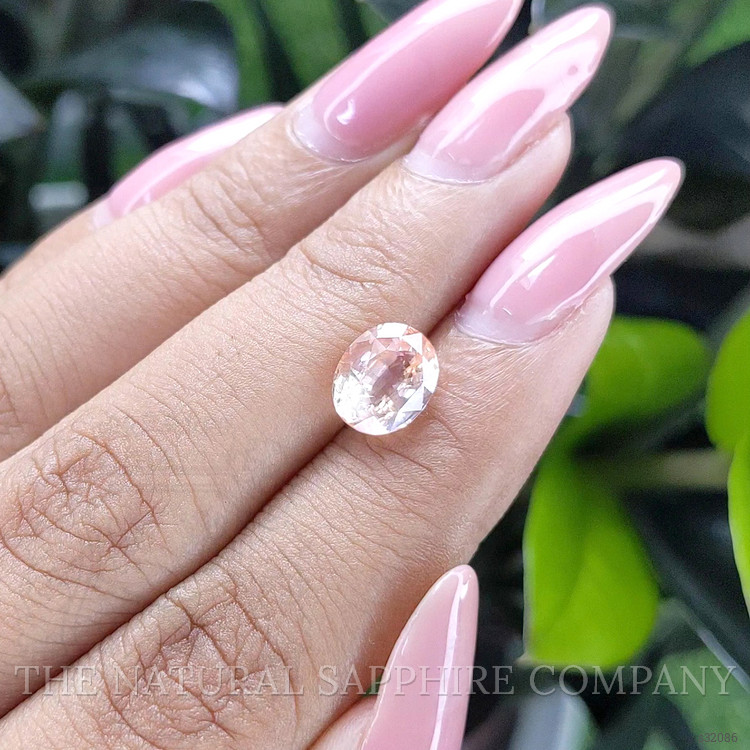 2.66 Ct. Peach Sapphire from Ceylon (Sri Lanka)