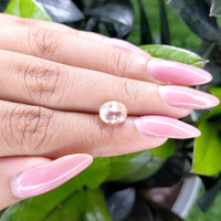 2.66 Ct. Peach Sapphire from Ceylon (Sri Lanka) Life Style