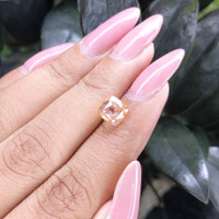 2.54 Ct. Peach Sapphire from Ceylon (Sri Lanka) Life Style