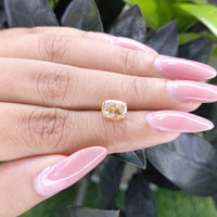 2.52 Ct. Peach Sapphire from Ceylon (Sri Lanka) Life Style