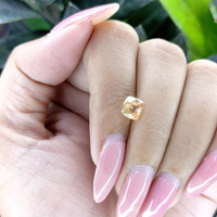 1.55 Ct. Peach Sapphire from Ceylon (Sri Lanka) Life Style