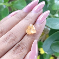 5.51 Ct. Peach Sapphire from Ceylon (Sri Lanka) Life Style