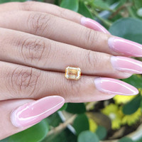 1.68 Ct. Peach Sapphire from Ceylon (Sri Lanka) Life Style