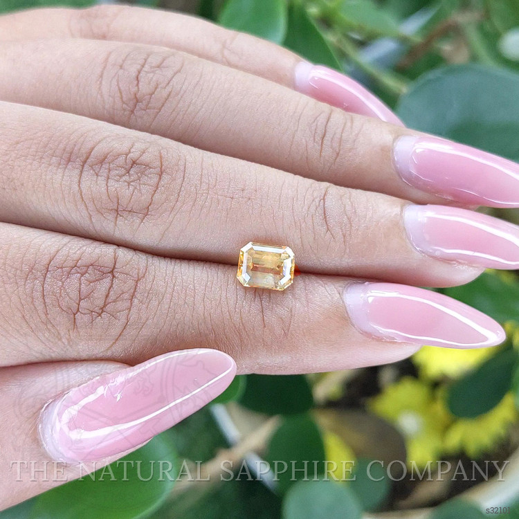 1.68 Ct. Peach Sapphire from Ceylon (Sri Lanka)