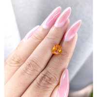 2.51 Ct. Yellowish Orange Sapphire from Ceylon (Sri Lanka) Life Style