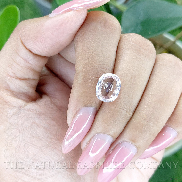 3.58 Ct. Peach Sapphire from Ceylon (Sri Lanka)