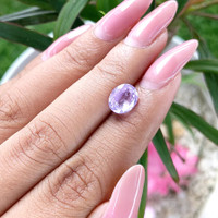 2.55 Ct. Pinkish Purple Sapphire from Ceylon (Sri Lanka) Life Style