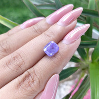 4.15 Ct. Bluish Purple Sapphire from Ceylon (Sri Lanka) Life Style