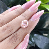 5.48 Ct. Peach Sapphire from Ceylon (Sri Lanka) Life Style