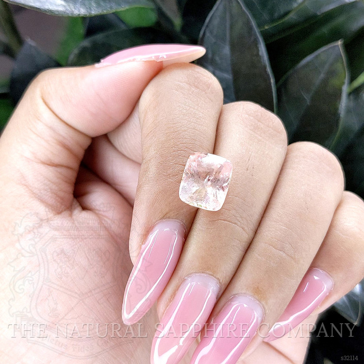 5.20 Ct. Peach Sapphire from Ceylon (Sri Lanka)