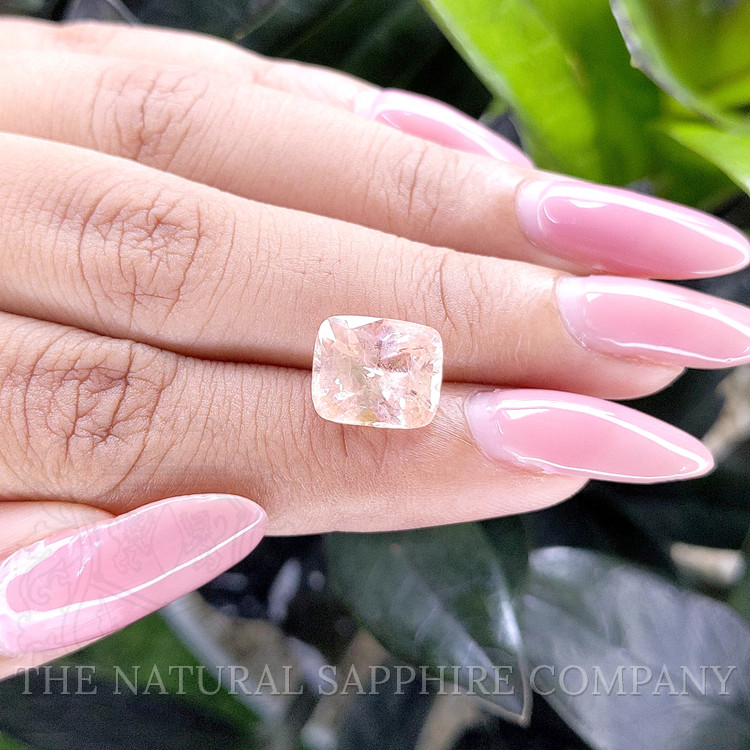 5.20 Ct. Peach Sapphire from Ceylon (Sri Lanka)