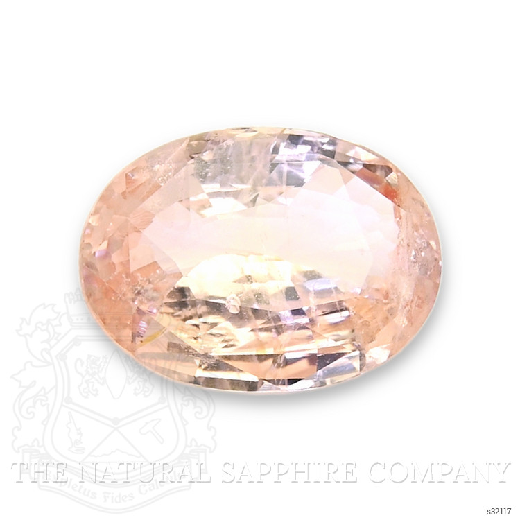 4.52 Ct. Peach Sapphire from Ceylon (Sri Lanka)